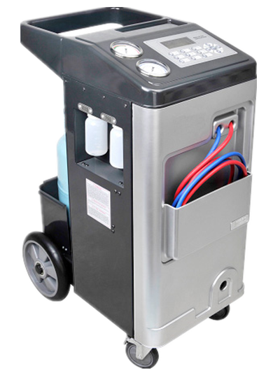 Estación de carga de aire acondicionado profesional para taller