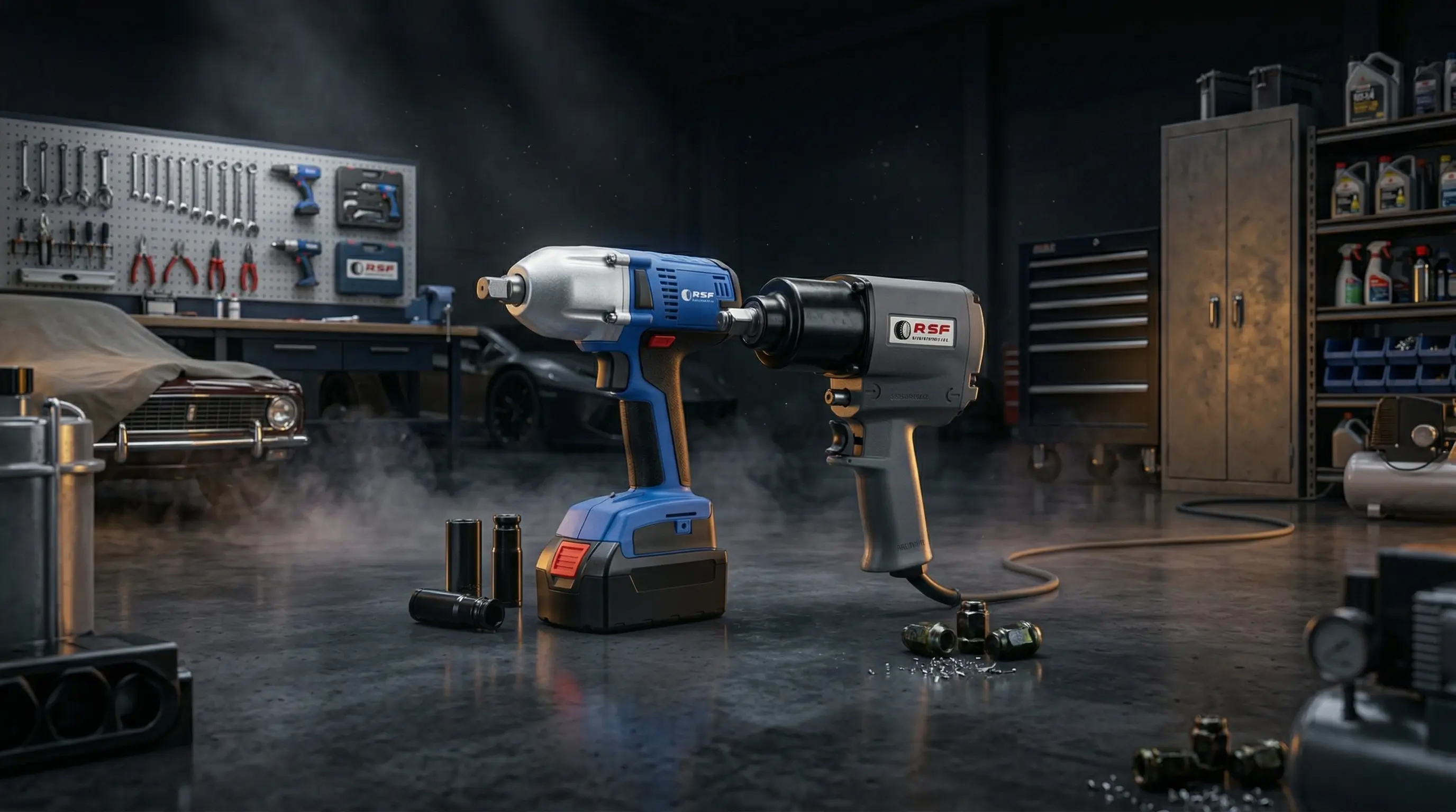 Equipamiento de Llaves de Impacto para talleres