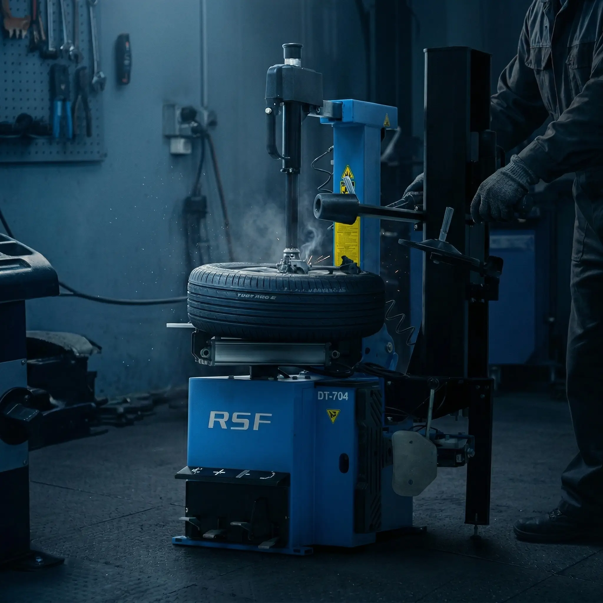 Línea de neumáticos.