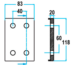 Producto Taco de Goma G25 - Imagen 2